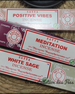 Encens Positive vibes, Sauge blanche, Méditation