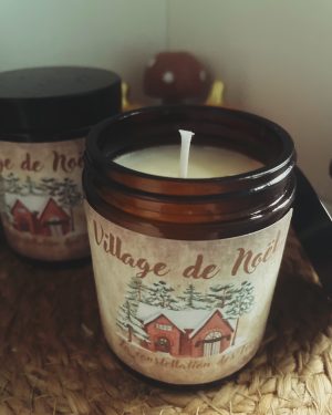 Bougie Village de Noël