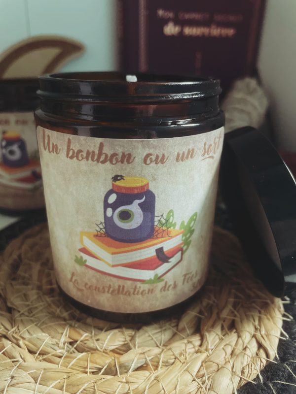 Bougie un bonbon ou un sort
