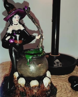 Brûleur à refoulement Sorcière avec son chaudron