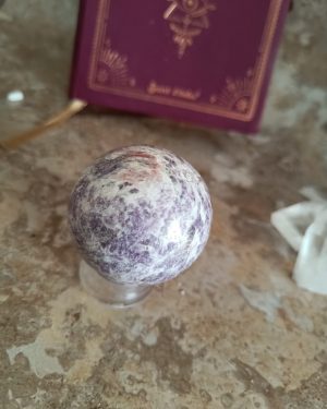 Sphère en Lépidolite