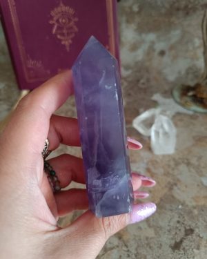 Pointe en Fluorite violette