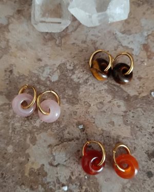 Boucle d’oreille Yasmine doré